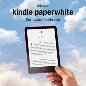 All-new Amazon Kindle Paperwhite (16 GB) – Our fastest Kindle ever, with new 7" glare-free display and weeks of battery life – Raspberry