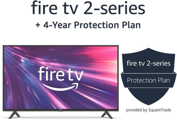 Amazon Fire TV 32" 2-Series (newest model), HD smart TV with Fire TV Alexa Voice Remote, stream live TV without cable