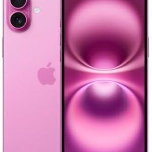 Apple iPhone 16, US Version, 128GB, Pink - Unlocked (Renewed)