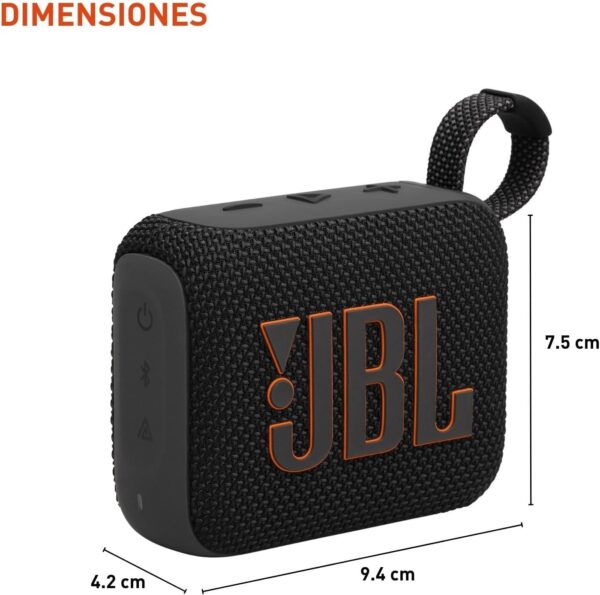JBL JBLGO4BLKAM-Z Go 4 Portable Bluetooth Speaker, Black - Certified Refurbished