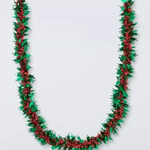 John Lewis Holly Tinsel, Red/Green