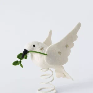John Lewis Trinket & Treasure Dove Felt Tree Topper