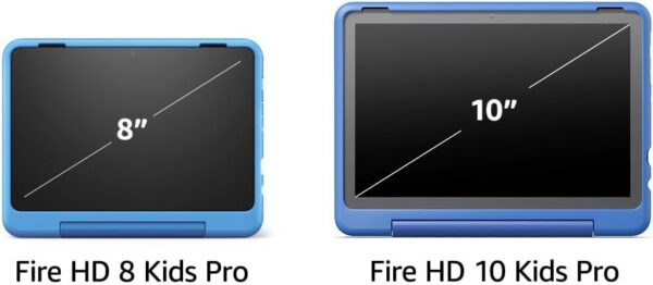 New Amazon Fire HD 8 Kids Pro tablet, ages 6-12. Bright 8" HD screen, includes ad-free content, parental controls, 13-hr battery, slim case for older kids, 32GB, Jungle Cat,...